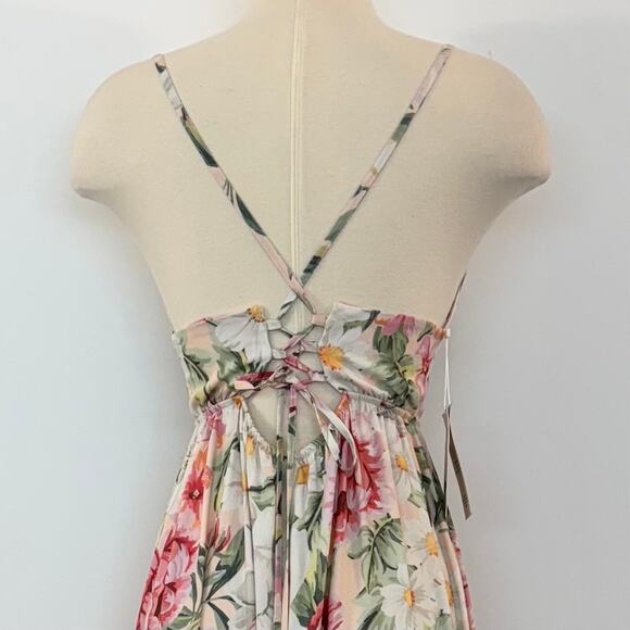 Maaji Spring Garden Eva Long Maxi Dress Floral Botanical Tropical M NWT - Picture 9 of 13